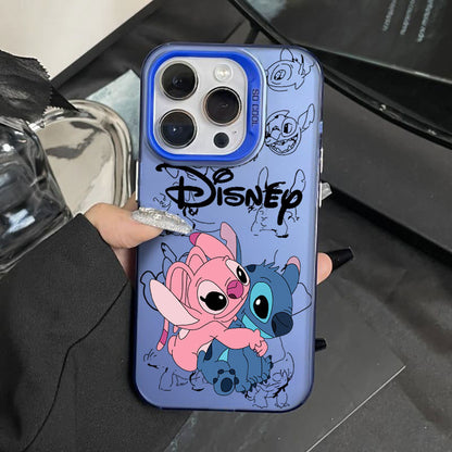 Cute Stitch Creative  Phone Case For iPhone 16 15 14 13 12 11 Pro XS MAX 7 XR 8 7 Plus Clear Cover Fundas