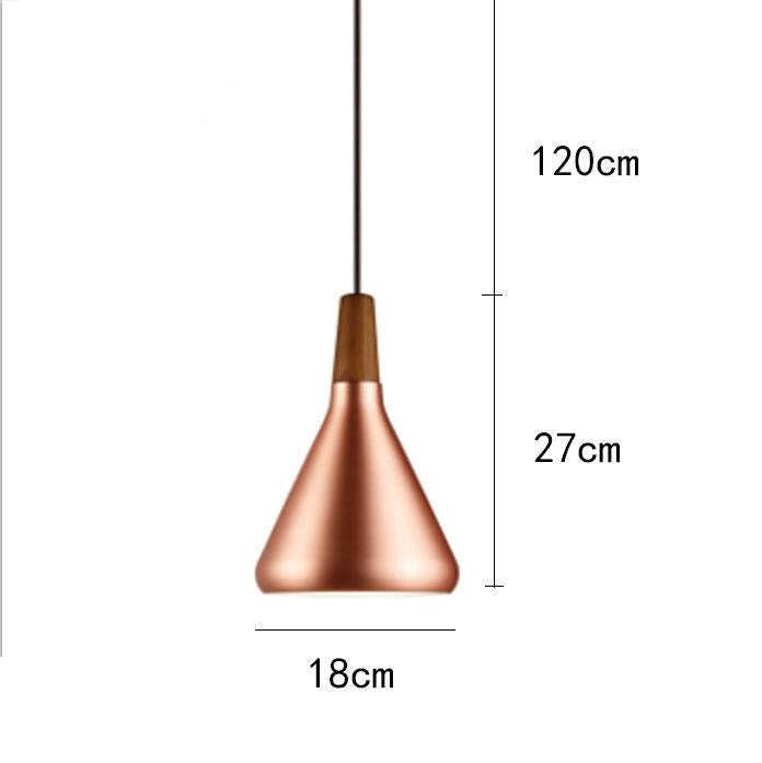 Brushed Gold/Silver Modern Pendant Lights Industrial  Kitchen Pendant Lamp Shade Light For Dining Room Kitchen Decoration