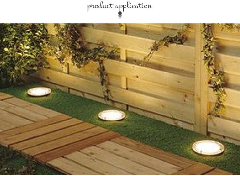 LED Small chips Garden Light Solar Power Outdoor Underground Lights stainess Lawn Lamp Pathway Patio yard Buried Floor Light