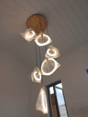 LED Nordic Wooden Iron Acryl Rings DIY LED Lamp LED Light.Pendant Lights.Pendant Lamp.Pendant light For Dinning Room Foyer