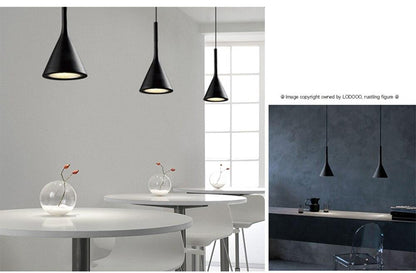LED  Pendant Lights Imitation Concrete Resin Hanging Lamp Black White Red /Grey For Restaurant Bedroom Home Decor Lighting
