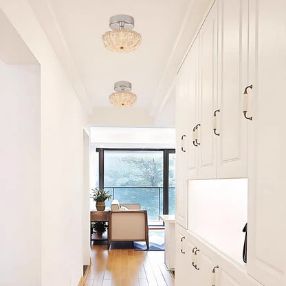Modern Crystal sand acrylic LED Ceiling Light Small Pendant Lamp for Doorway Corridor Balcony Home decoratio