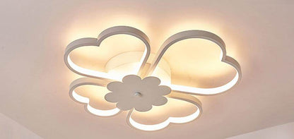 Acrylic Kids Led Ceiling Lights For Study Room Flowers Lighting Fixtures Lampe Led Plafond Plafond Home 36W 54W Lampara Techo