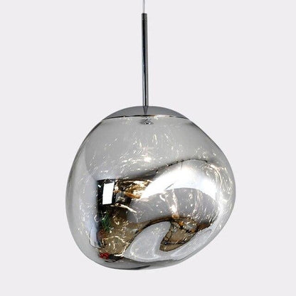 Glass Pendant Lamp Dia 15cm/20cm/27cm Creative Hanging Lamp With Adjustable Cable Bedroom Living Room Pendant Light
