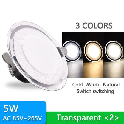 10Pcs Downlight 3w 5w spot led lights 3000k 4500K 6000K led Downlight Kitchen living room Indoor recessed lighting