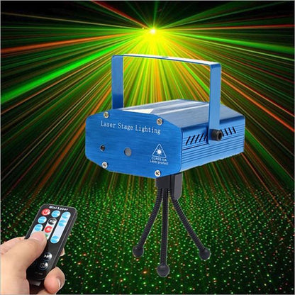 Star Laser Light Party lights Strobe Stage Lights Disco DJ Lights Sound Activated with Remote Control Projection Effect for KTV Club Parties Wedding Bar Festivals Stage