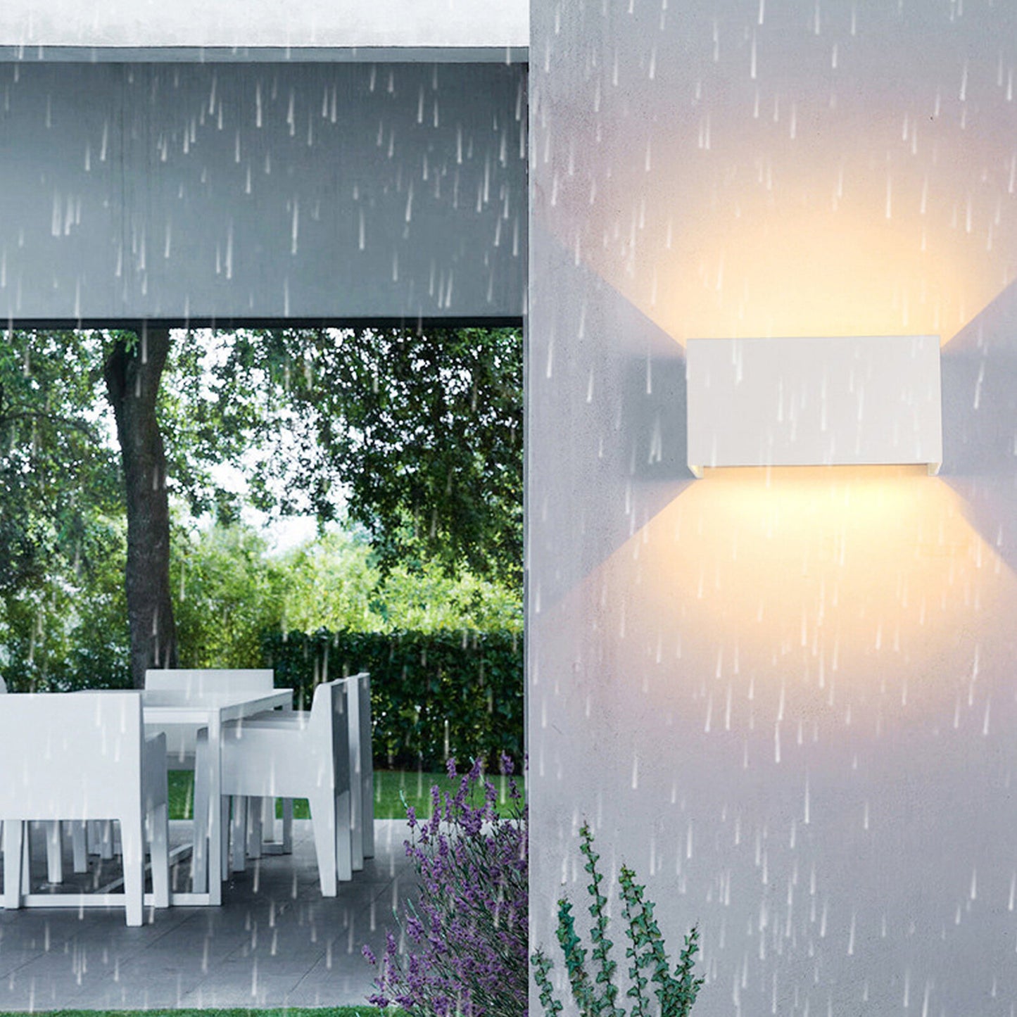Nordic Modern Wall Light 12W 24W IP65 Waterproof LED Lamps Indoor Outdoor Wall Porch Bedroom Wall Lamp