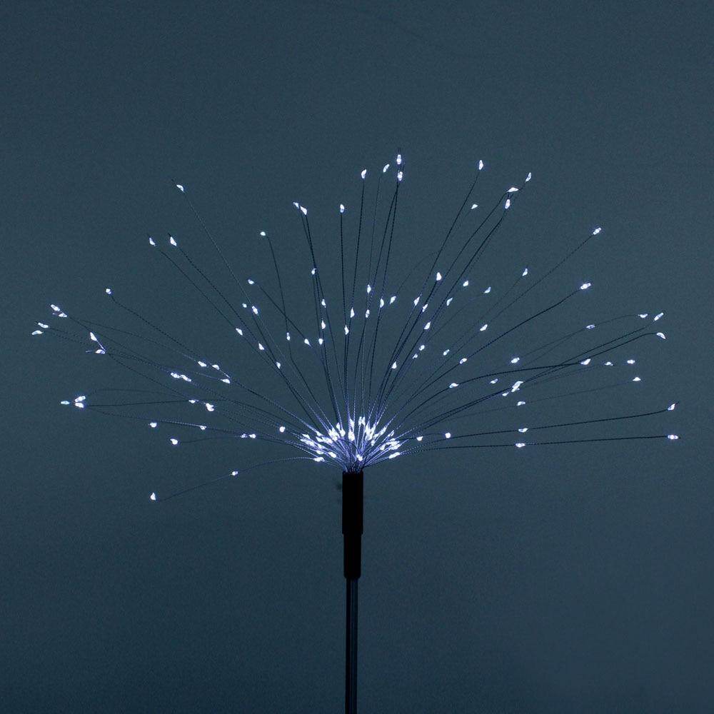 1pcs Outdoor LED Solar Fireworks Lights 90/150 LEDs Waterproof Flash String Light For Garden Patio Christmas Holiday Decoration