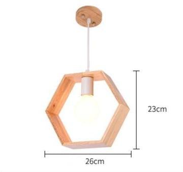 Simple Restaurant Chandelier Solid Wood Chandelier