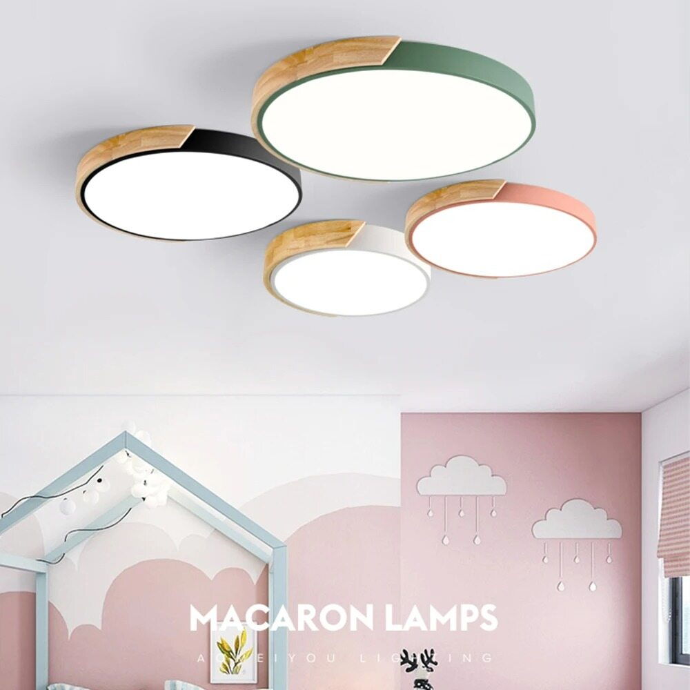 LED Modern Iron Acryl Colorized Round 5cm Super Thin LED Lamp.LED Light.Ceiling Lights.LED Ceiling Light.Ceiling Lamp For Foyer