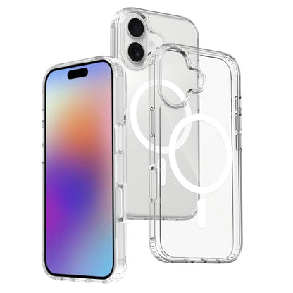 Compatible with iPhone 17 Pro Max 16 Magnetic Transparent iPhone Case Air Shockproof TPU + PC Protective Cover