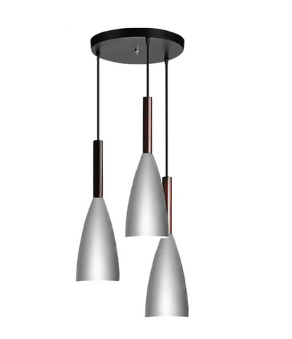 Nordic Minimalism Droplight E27 Aluminum Wood Pendant Lights, Home Restaurant Decor Lighting Lamp And Bar Showcase Spot Light