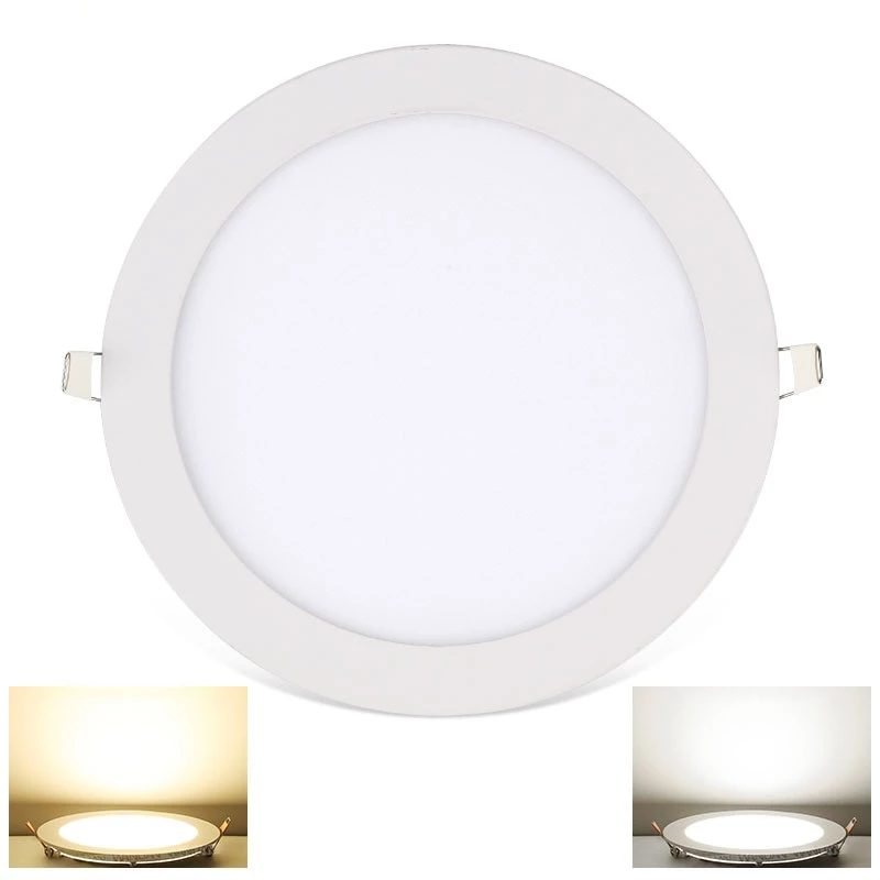 LED Panel Light 3W 4W 6W 9W 12W 15W 18W Ultra Thin Spot LED 110V Round Recessed Spot Light Lamp For Living Room