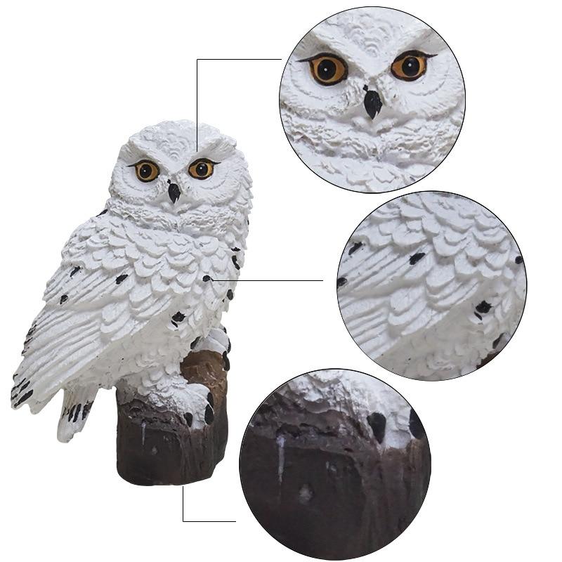 Led Solar Power Outdoor Garden Waterproof lighting Night Lights Owl Shape Energia Lamp Owl Stake Lawn Light decoration