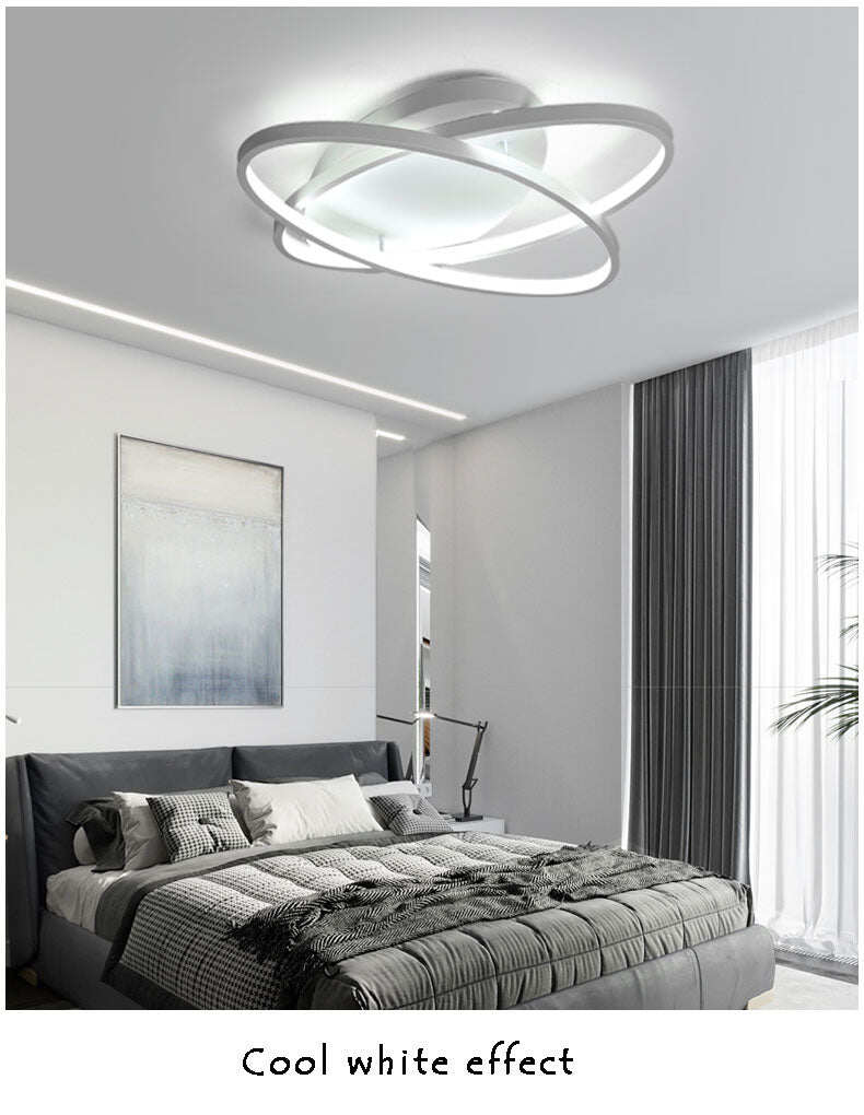 Coffee&White Body Modern Led Ceiling Lights AC Art Decoration LED Ceiling Lamp For Living Room Bedroom Dining Room Lamp