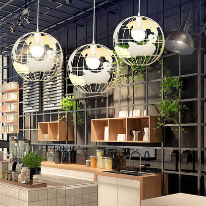 Modern Global Earth Pendant Lights suspension luminaire for Living Room Restaurant Home Lighting Fixtures pendant lamps