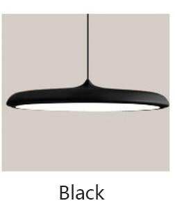 Modern Art Design LED Pendant Light UFO Round Plate Suspension Lamp For Dining Room Living Room Bedroom Table Study Hanging Lamp