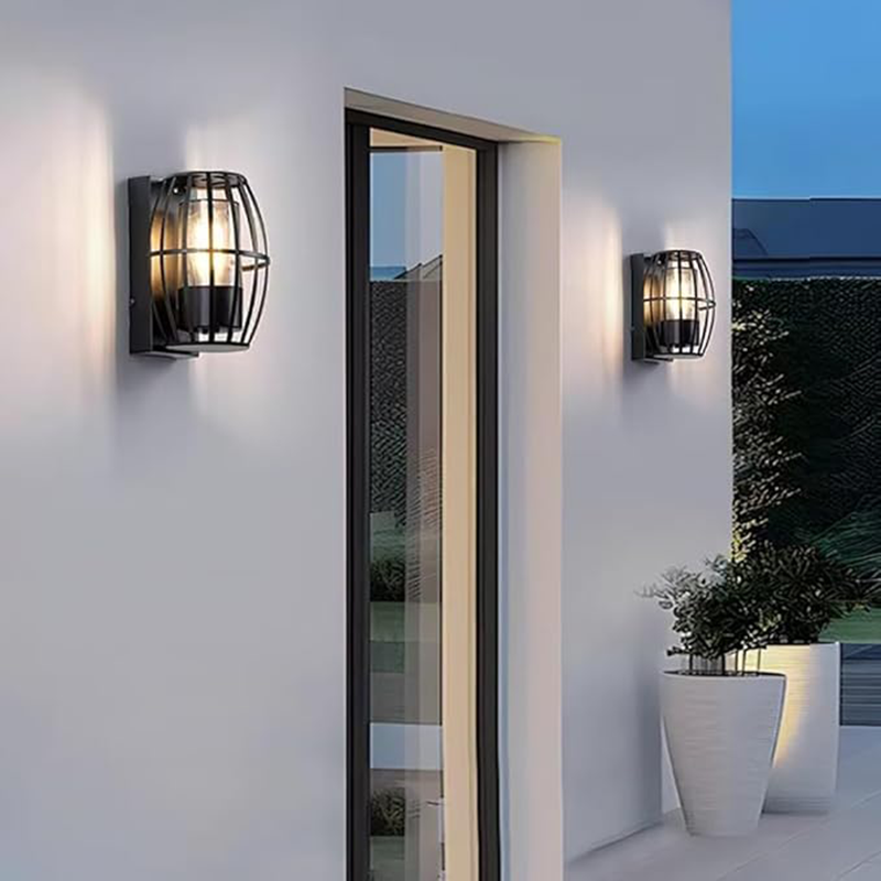 Outdoor LED Wall Light IP65 Waterproof With E27 Base Aluminum Wall Lamps Decoration Porch Garden Balcony Aisle Stair Wall Lights