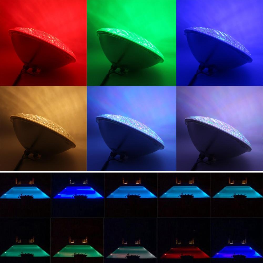 Pool headlights 24W 36W 48W 60W 72W par 56 led white 12V focos led para piscinas warm white cold white