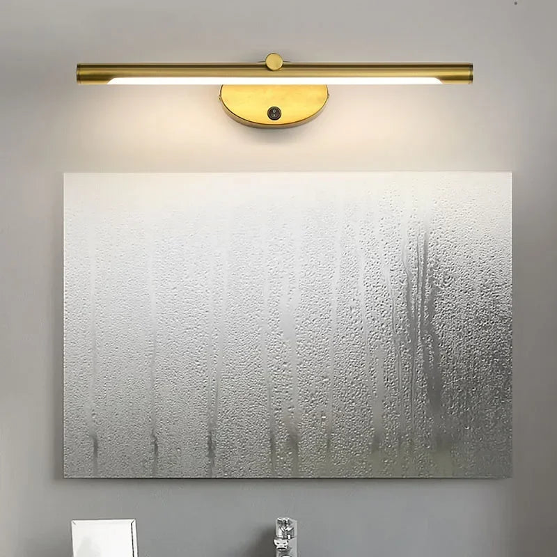 Modern LED Indoor Wall Lamp Bathroom Mirror light Minimalism Wall Sconce With Touch Switch Bedroom Bathroom Bath Lighting lamps
