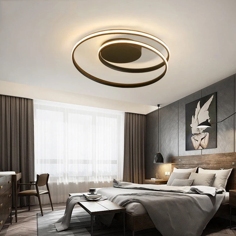 Round Led Ceiling Lights Luminaire Plafonnier For Living Room Kitchen Lampen Modern Light Fixtures Verlichting Plafond