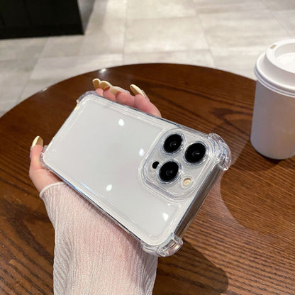 Luxury Acrylic Shockproof Transparent Phone Case For iPhone 17 Air 16 15 14 13 12 11 Pro Max Funda Bumper Hard Clear Back Cover