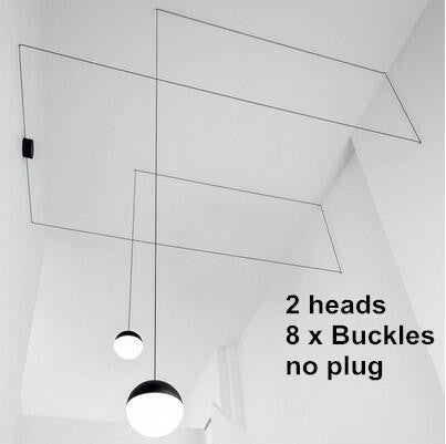 G9 Modern Creative Hanging Lamp Bedroom Living Meeting Room Industrial Pendant Lamp Corridor Decor lighting Minimalist Luminaire