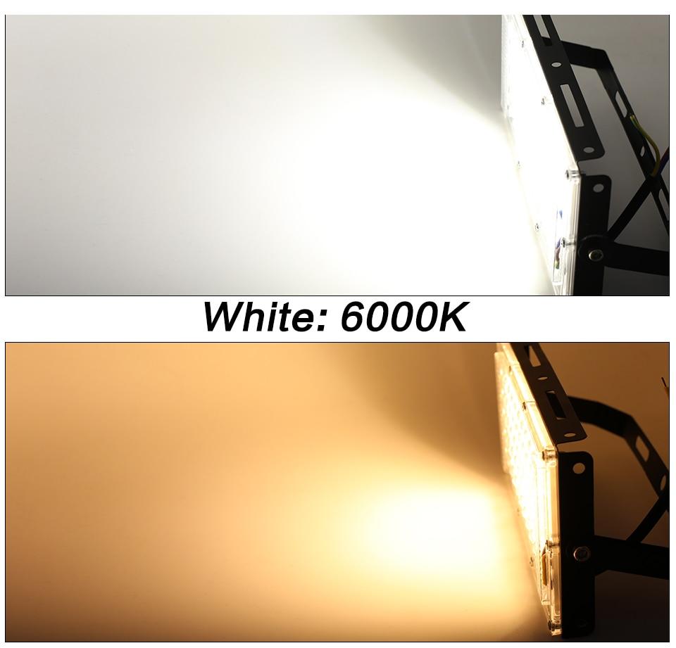 Motion Sensor LED FloodLight 50W 30W 10W Outdoor Lighting Waterproof IP65 Reflector Led Flood Light Spotlight Exterieur