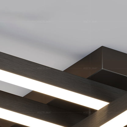 Modern LED Line Shaped Ceiling Light Used For Interior Decoration In Living Rooms Bedrooms Study Rooms Lighiting