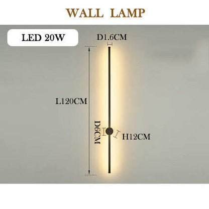 Modern LED floor lamp simple living room bedroom lamp colorful RGB light