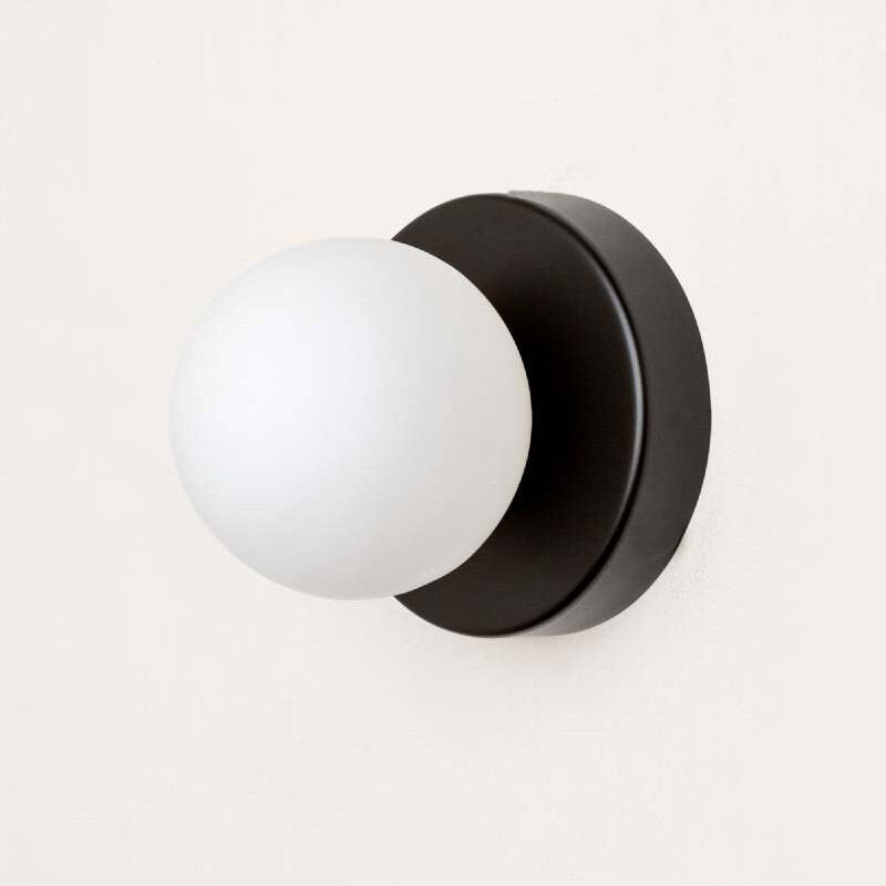 Creative Macaron LED Wall Lamp  Mini Glass Sconce for Balcony Lamp Bedroom Corridor Porch Decor Lighting