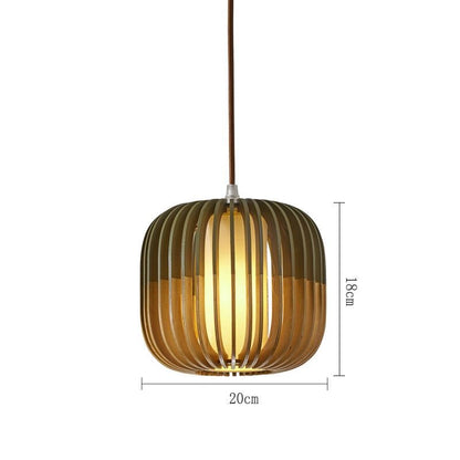 Simple Solid Wood Nordic Pendant