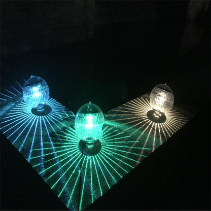 LED Disco Light Swimming Pool Waterproof LED Solar Power Multi Color Changing Water Drift Lamp Floating Light Security