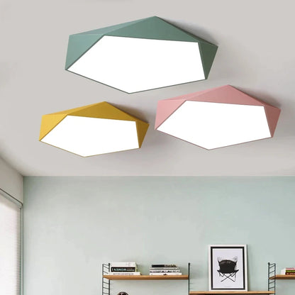 Macarons Ceiling Lights Colorful Lampshade Lamp For Living Room Bedroom Kids Room Ceiling Mount Indoor Lights Ceiling Lights