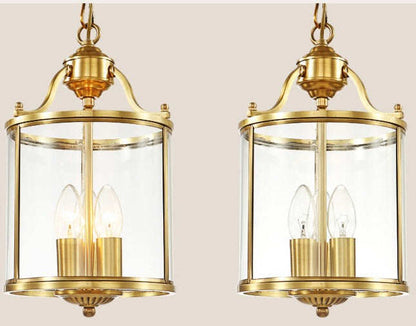 Bar Porch Corridor Chandelier Simple Copper Dining Room Study Balcony Chandelier