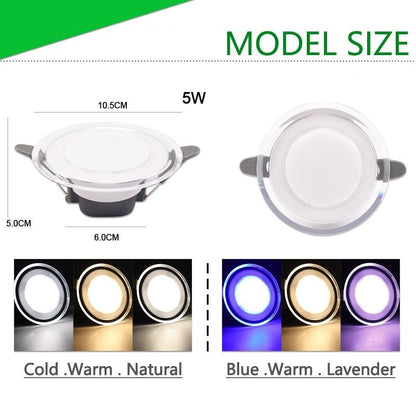 10Pcs Downlight 3w 5w spot led lights 3000k 4500K 6000K led Downlight Kitchen living room Indoor recessed lighting