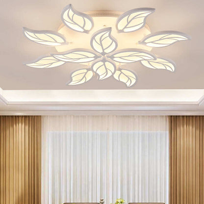 New Style Led Ceiling Light Leaf-shape For Living Room Study Room Bedroom Home Decoration Lamp Fixtures With APP Remote