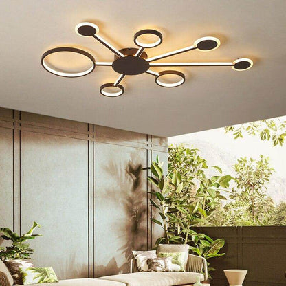 Modern Led Spaceship Chandelier Lighting Nordic Creative  Pendent Lamp For Living/Dining Room Bedroom Kitchen  Home