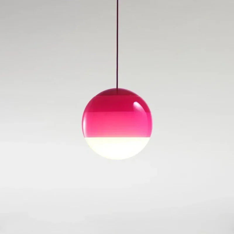 Gradient Colorful Pendant Light LED Modern Chandelier Hanging Lamps For Bedroom Living Rooms Indoor Lighting