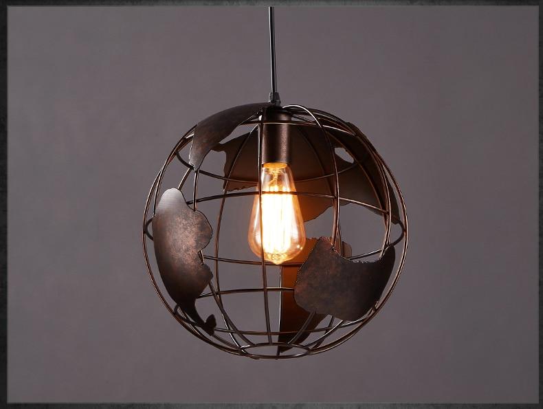 Nordic LED globe pendant lamp iron black / white lamp cafe living room bar office ceiling children ceiling lamp bedroom