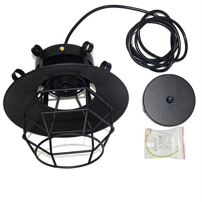 Retro Vintage Industrial Chandelier Lampshade Antique Ceiling Lamp for Home Cafe(Without Bulb)