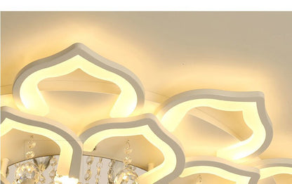 Led Ceiling Lights Living Room For 15-25Square Meters Bedroom With Crystal Remote Control Lamparas Detecho Moderna Home Fixtures