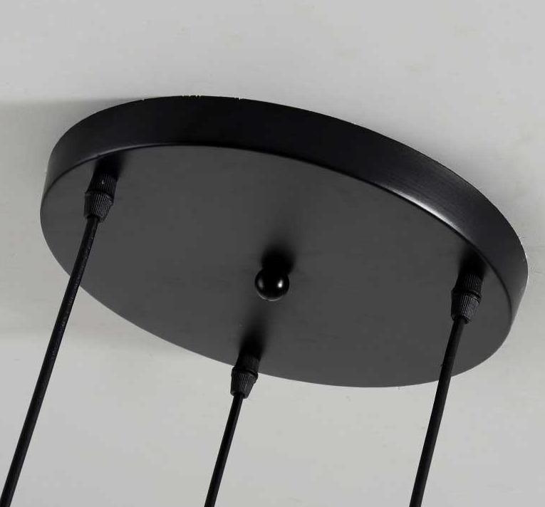 Retro Iron Chandelier Restaurant Bar Chandelier Creative Black Iron Wire Chandelier