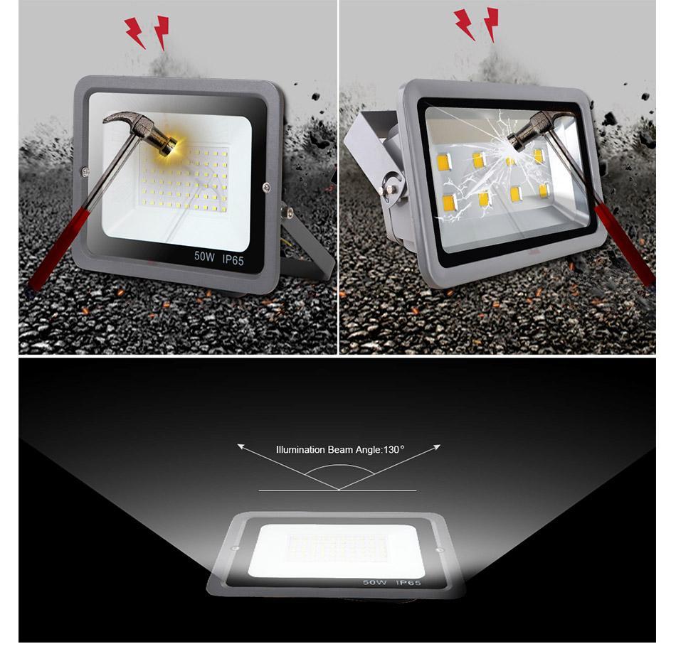 Led Floodlight PIR Motion Sensor Led Flood Light 10W 20W 30W 50W 100W 150W 200W 300W500W light outdoor waterproof IP66 Spotlight