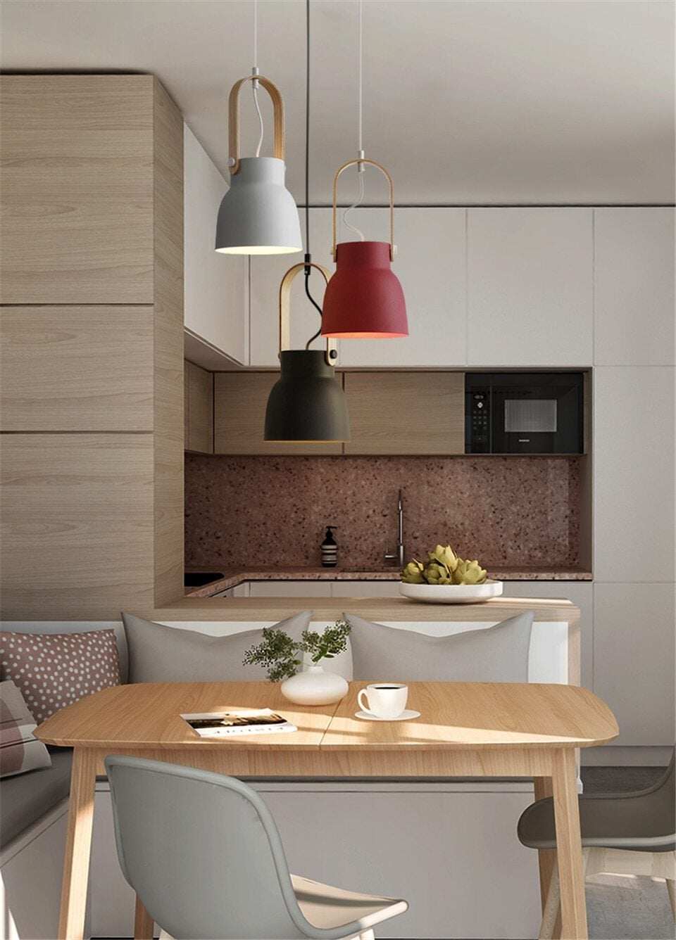 Nordic Loft LED Iron Pendant Lights Restaurant Room Bedroom pendant Lamp Home Indoor Kitchen Fixtures Lighting Luminaire