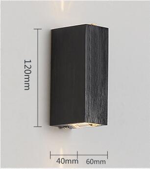 Modern LED Wall Lamp for home IP65 Aluminum Up Down Light led outdoor wall light 6W indoor bathroom Garden Porch lamp ZBD0020