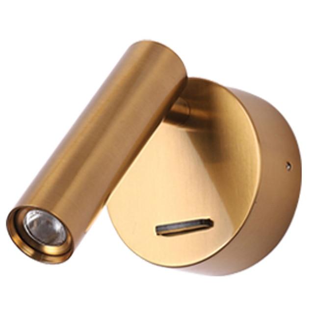 ZEROUNO led wall light wall lamp arm swivel home modern decor bedroom switch LED 3W reading light bedside indoor home interior
