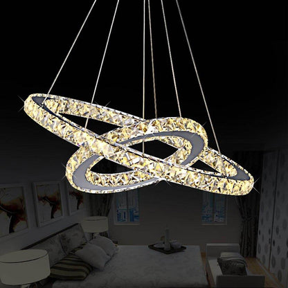 30/40/50 CM LED Pendant Lights Modern LED Crystal Lamp For Living Room Restaurant Lamp LED Crystal Hanging Lamp