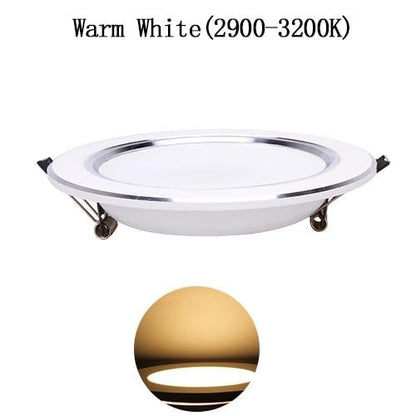 Ultra Bright Round RGB LED Downlight 3W 5W 7W 9W 10W 12W 15W Aluminum LED Down Light warm/cold Recessed Spot Light
