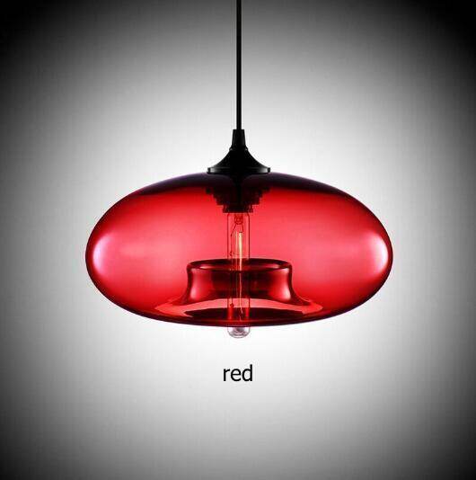 Nordic Modern Hanging 7 Color Glass Pendant Light